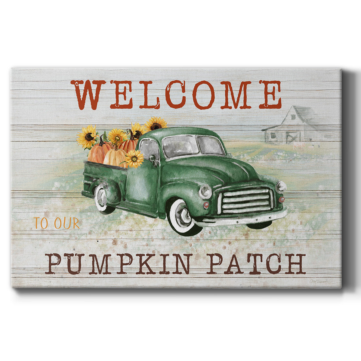 Pumpkin Patch - Canvas Art Print