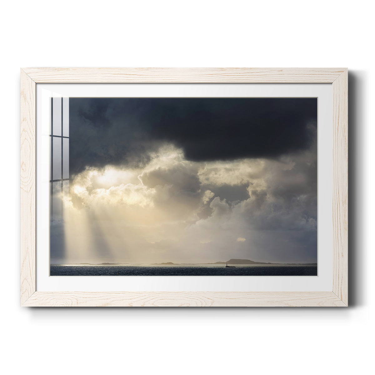 Rays of Light - Barnwood Framed Art Print