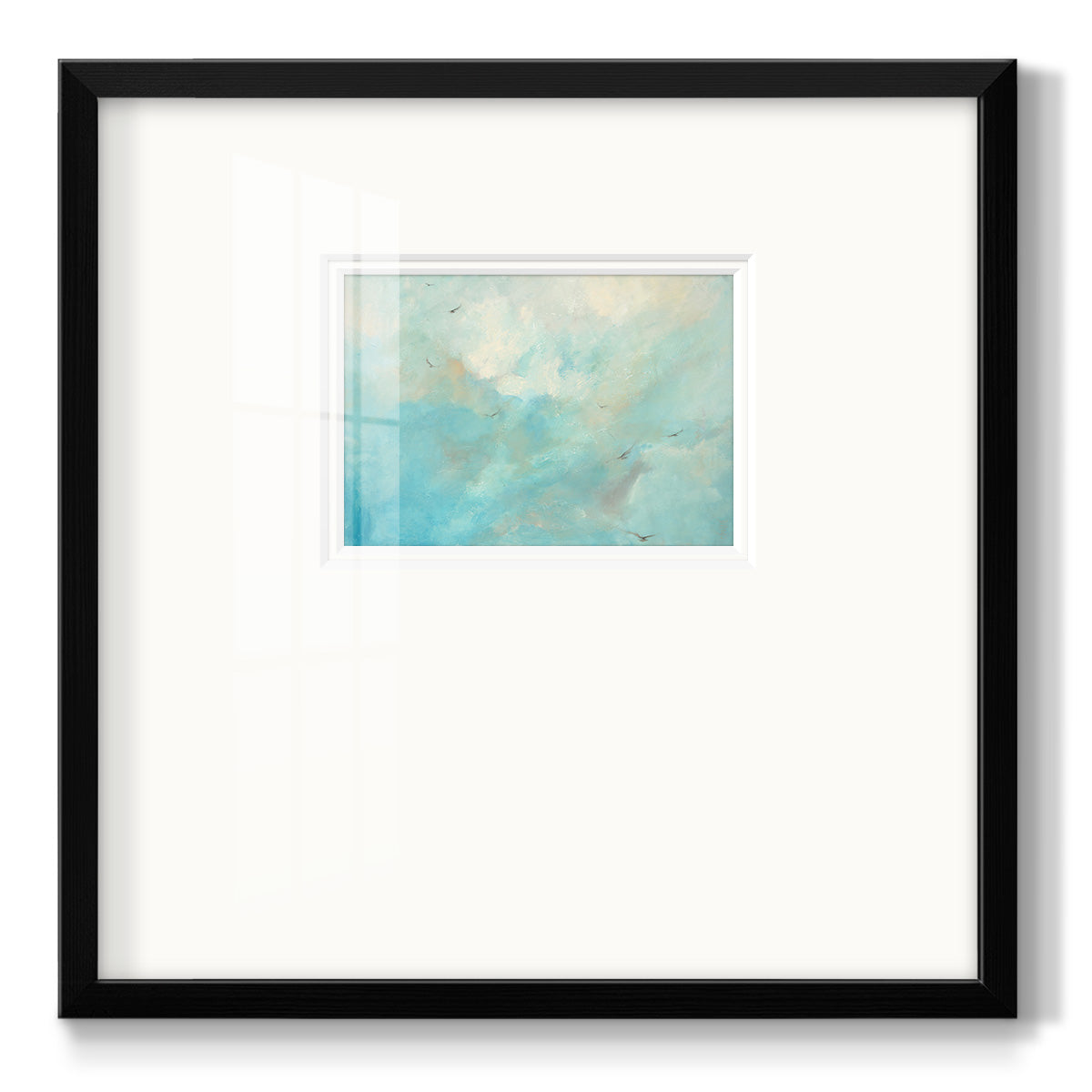 Flying Home  Premium Framed Print Double Matboard