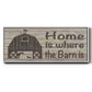 Home & Farm III - Floater Framed Canvas Print