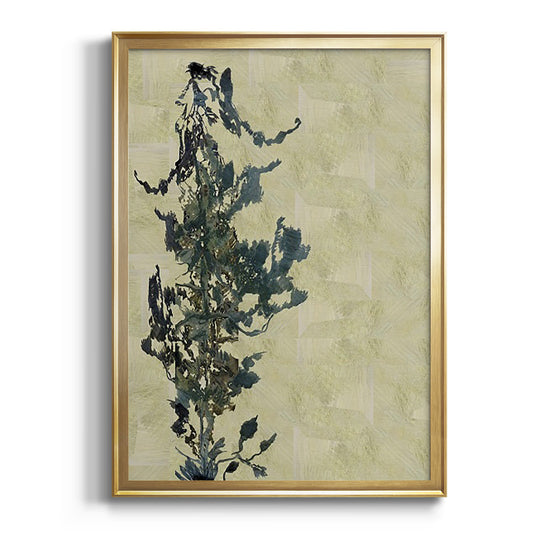 Chinoiserie 2 Tan II - Modern Framed Canvas Print