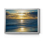 Beach Sunset Surfers Premium Classic Framed Canvas - Ready to Hang