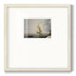 Foggy Sail I Premium Framed Print Double Matboard