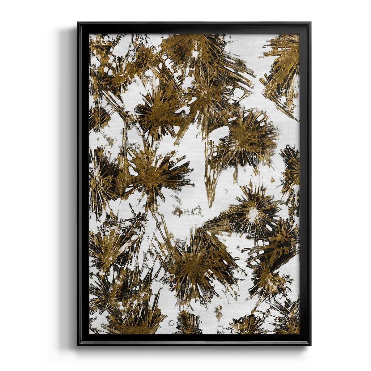 Fireworks - Modern Framed Canvas Print