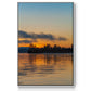 Molten Gold - Floater Framed Canvas Print