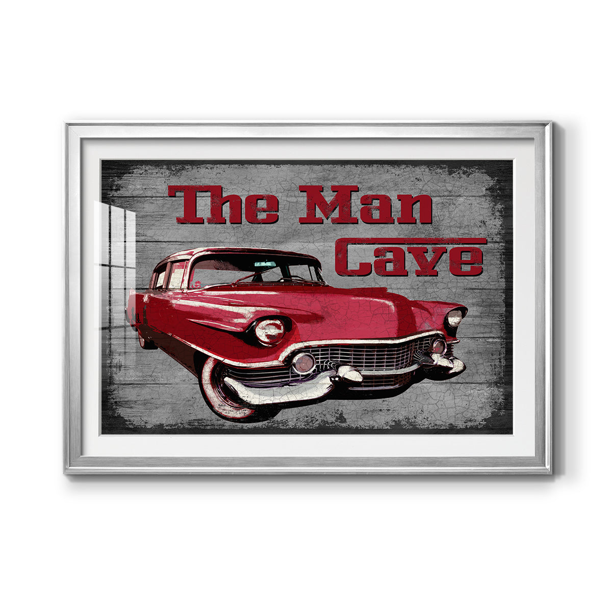 The Man Cave - Modern Framed Art Print