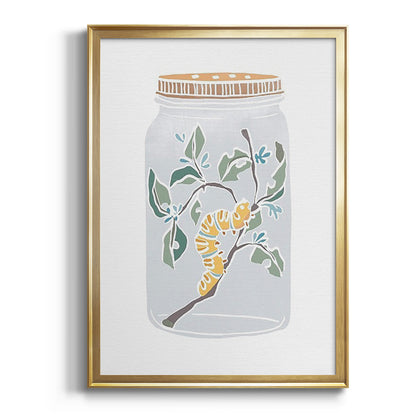 Nature Jar IV - Modern Framed Canvas Print