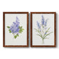 Dainty Botanical Lilac - Premium Framed Canvas 2 Piece Set - Ready to Hang