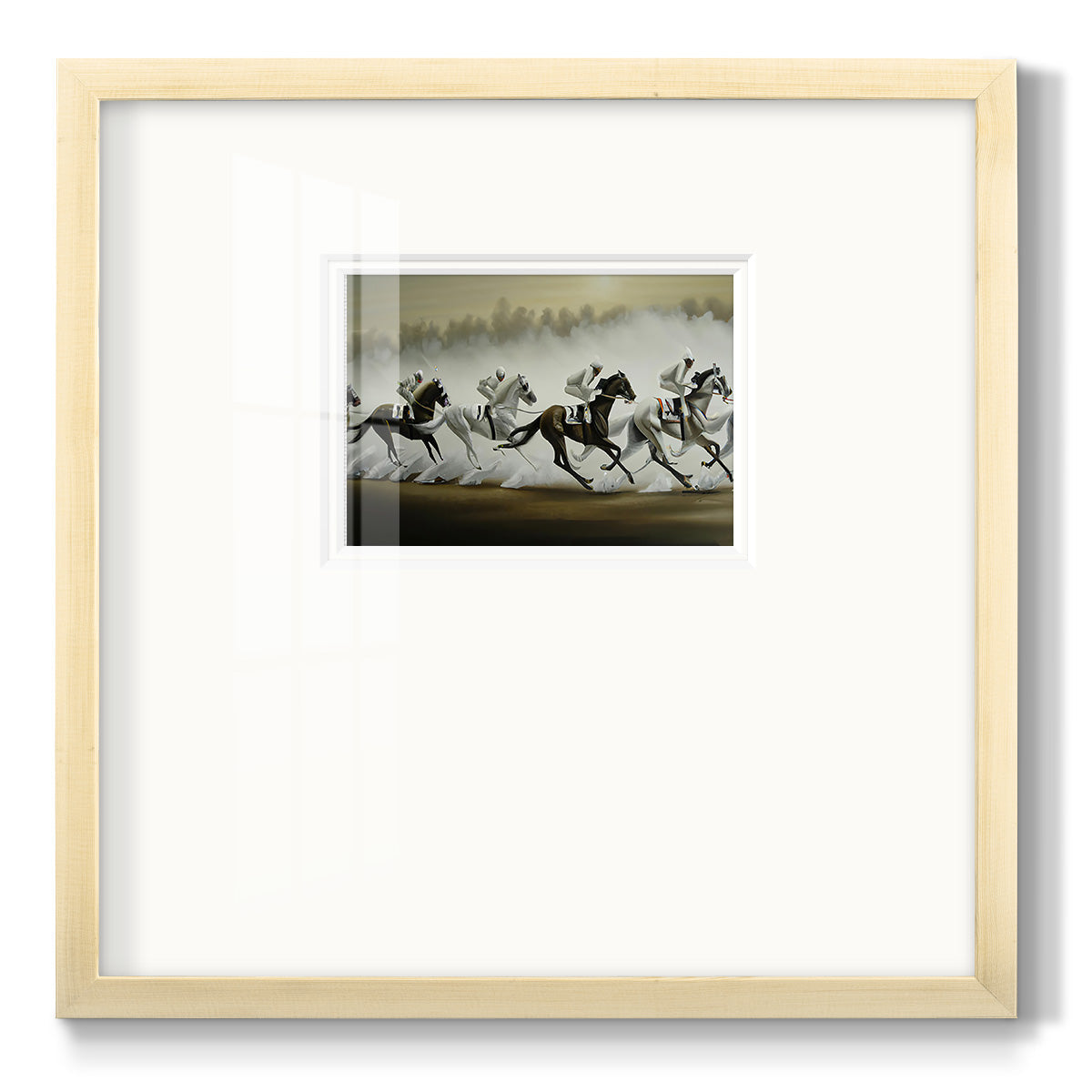 Dusty Race - Double Matboard Framed Print
