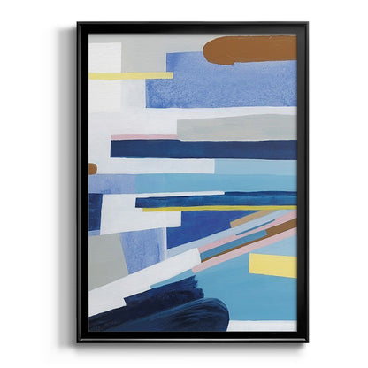 Passing Cars I - Modern Framed Canvas Print