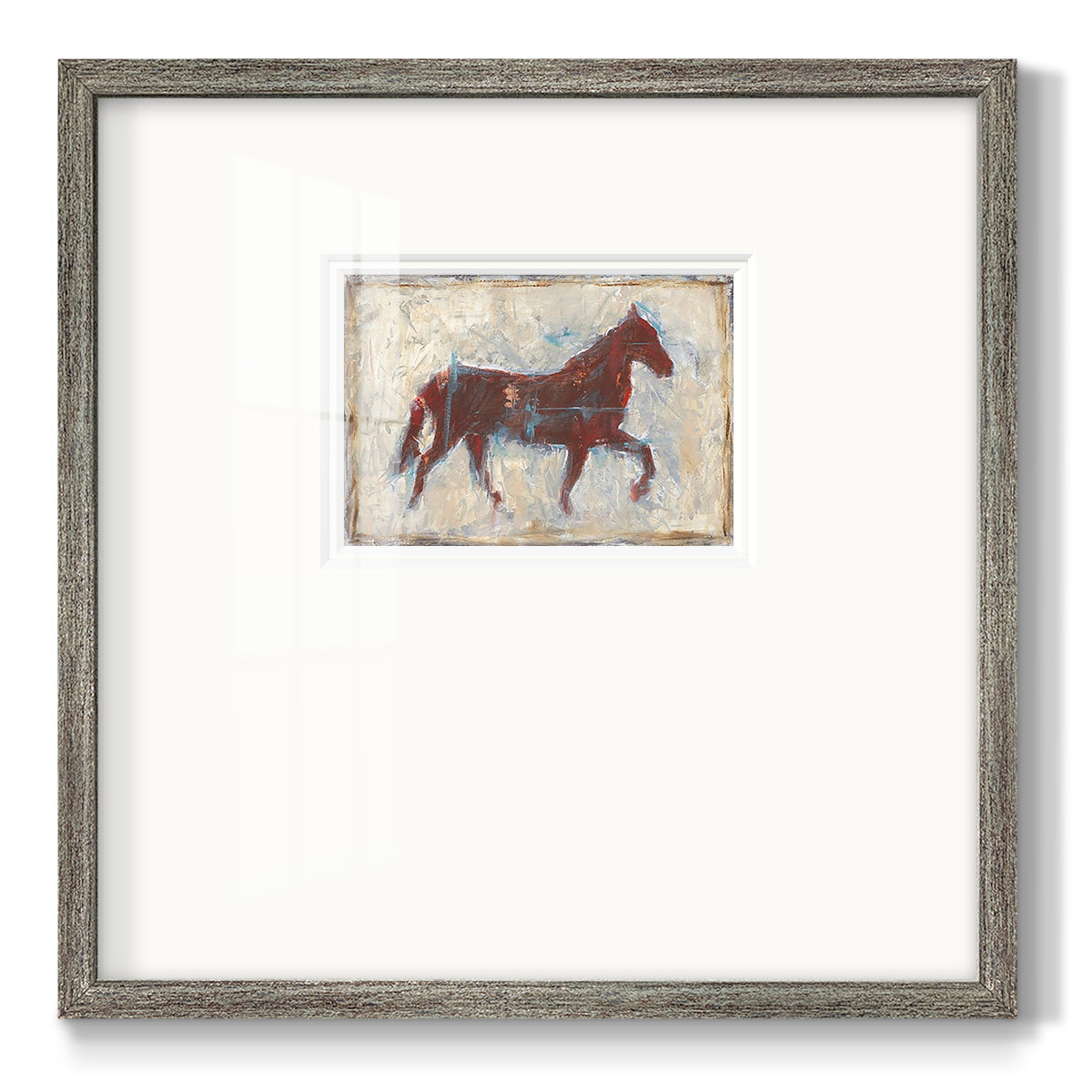 Iron Equine II Premium Framed Print Double Matboard