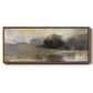 Misty Pond - Floater Framed Canvas Print