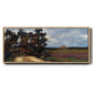 The Road and the House - Floater Framed Canvas Print