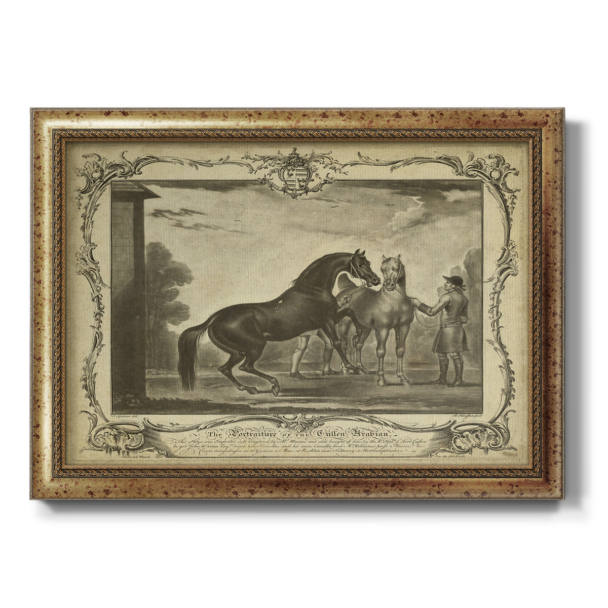 Distinguished Horses III Premium Framed Canvas- Ready to Hang