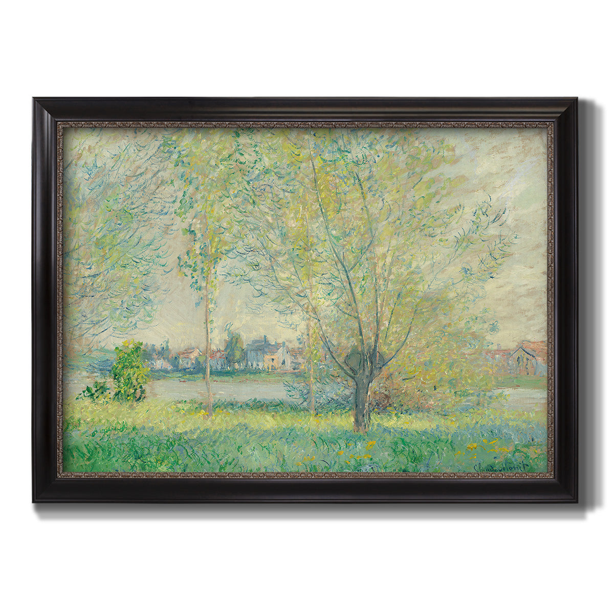 The Willows, 1880 - Ornate Framed Canvas Print