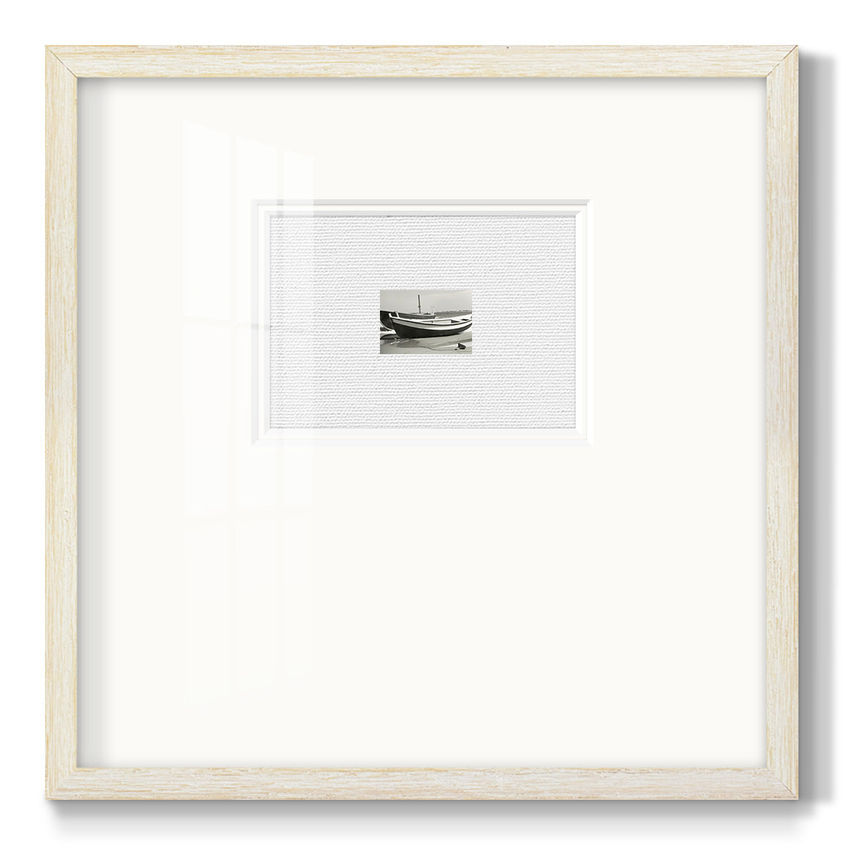 Vintage Rowboat III Premium Framed Print Double Matboard