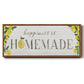 Homemade Lemons - Floater Framed Canvas Print