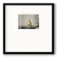 Foggy Sail I - Double Matboard Framed Print