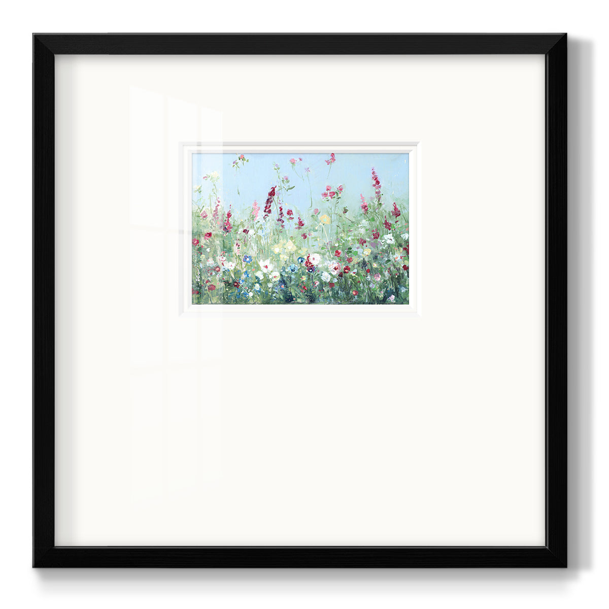 Sweet Summer Meadow Premium Framed Print Double Matboard