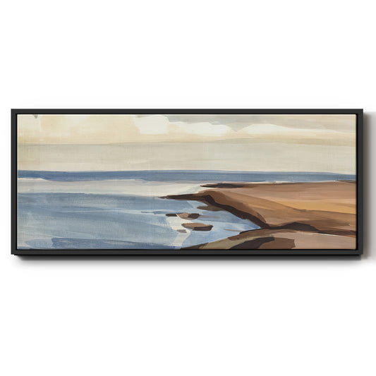 Shore Days II - Floater Framed Canvas Print