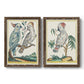 Pastel Birds I - Premium Framed Canvas 2 Piece Set - Ready to Hang