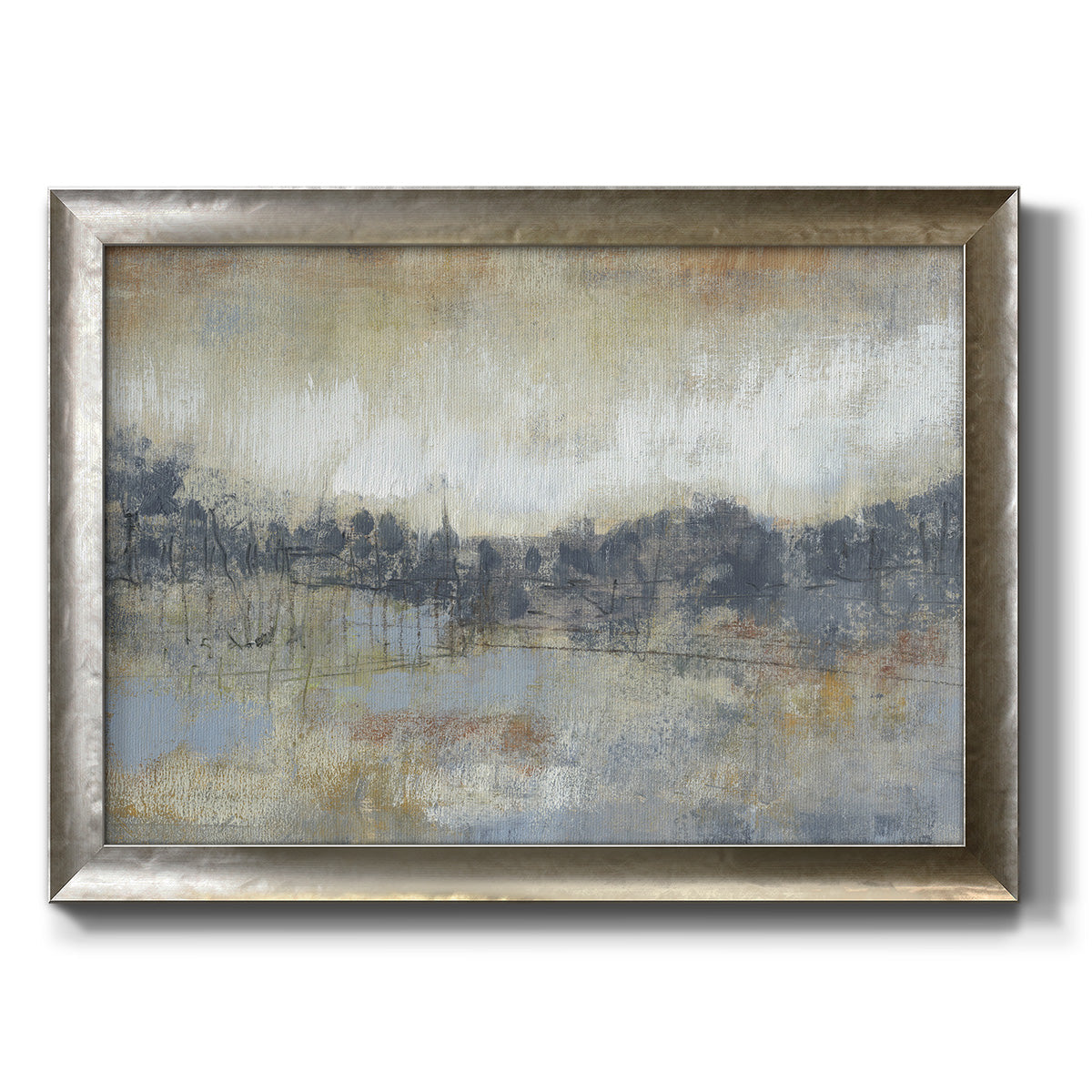 Cool Grey Horizon I Premium Framed Canvas- Ready to Hang