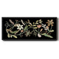 Pressed Flowers I - Floater Framed Canvas Print