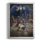 Silent Night - Modern Framed Canvas Print