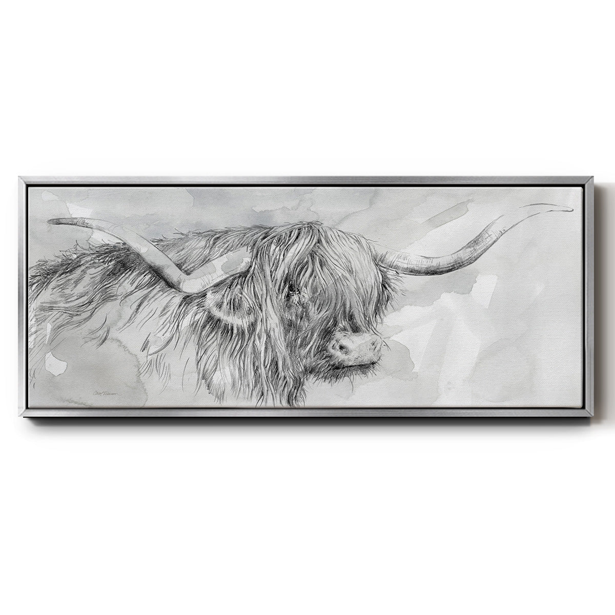Highland Prince - Floater Framed Canvas Print