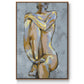 Grey Maiden I - Framed Premium Gallery Wrapped Canvas L Frame - Ready to Hang