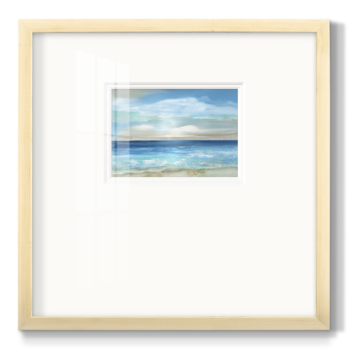 Caribbean Play - Double Matboard Framed Print