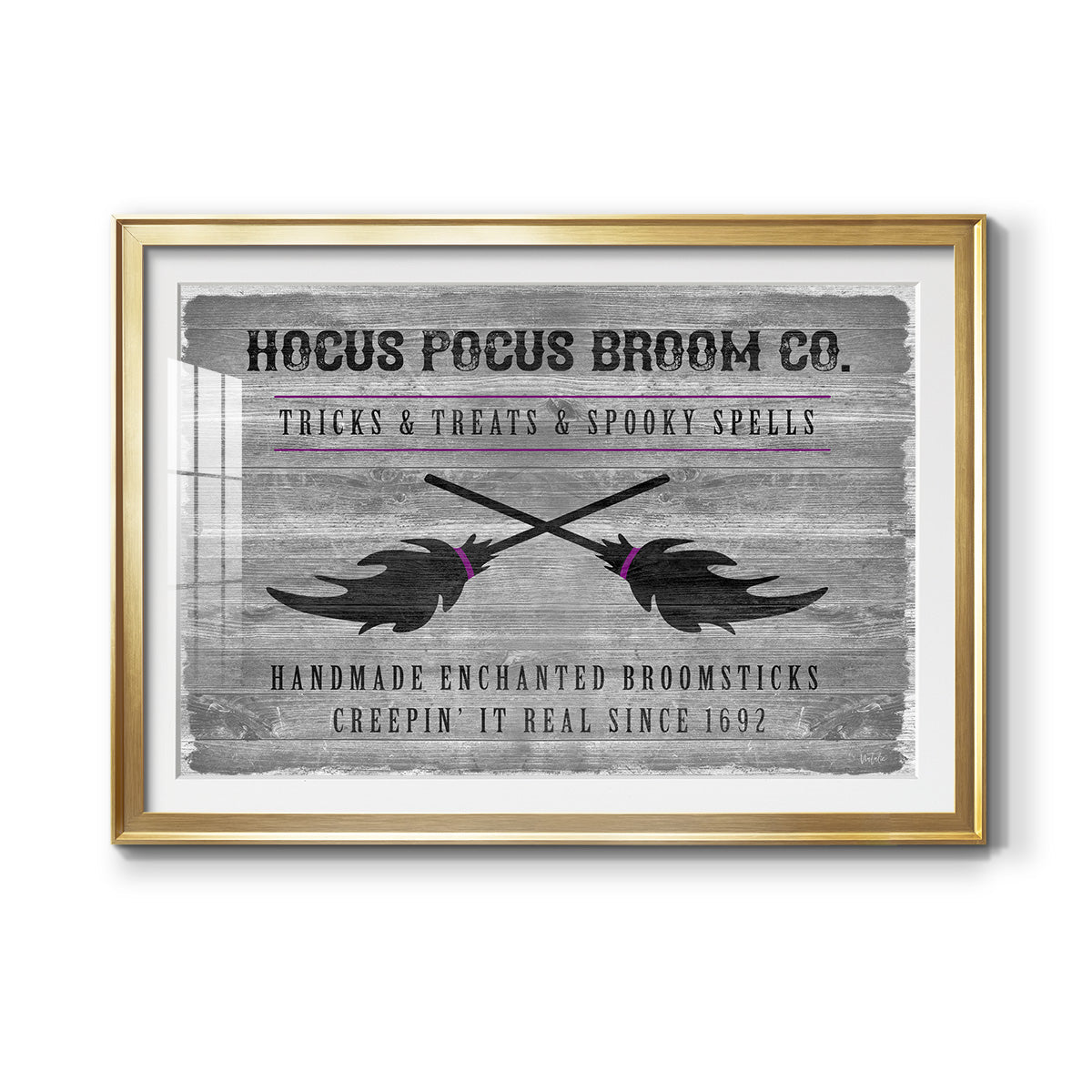 Hocus Pocus Broom Co. Premium Framed Print - Ready to Hang