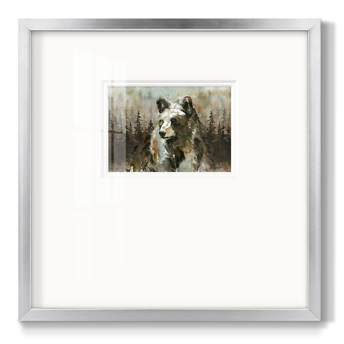 Lodge Twilight II - Double Matboard Framed Print