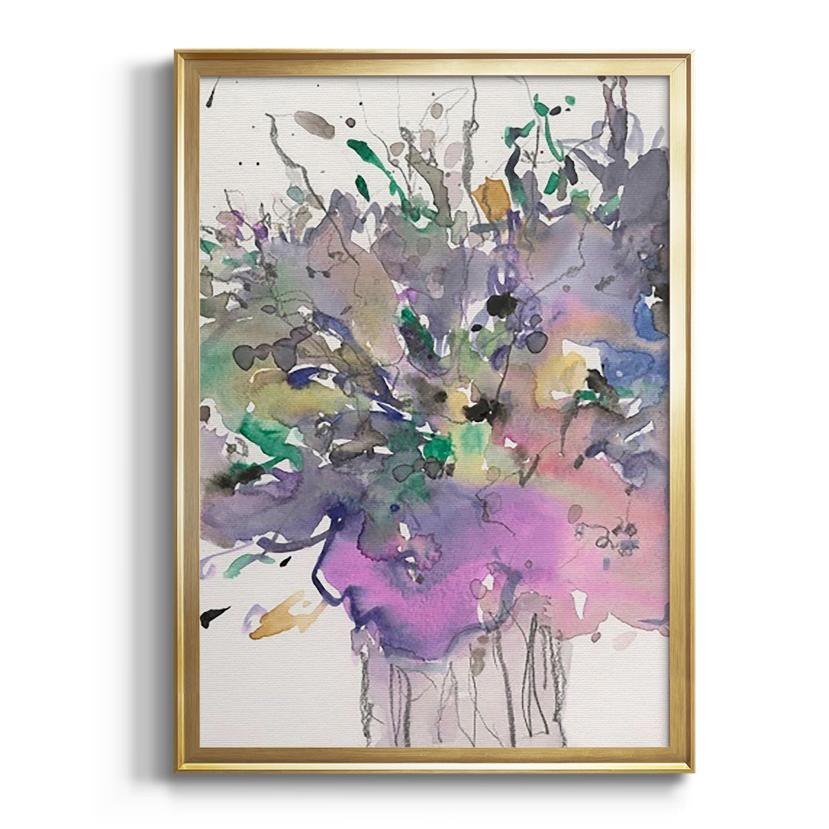 All that Glitters II - Modern Framed Canvas Print