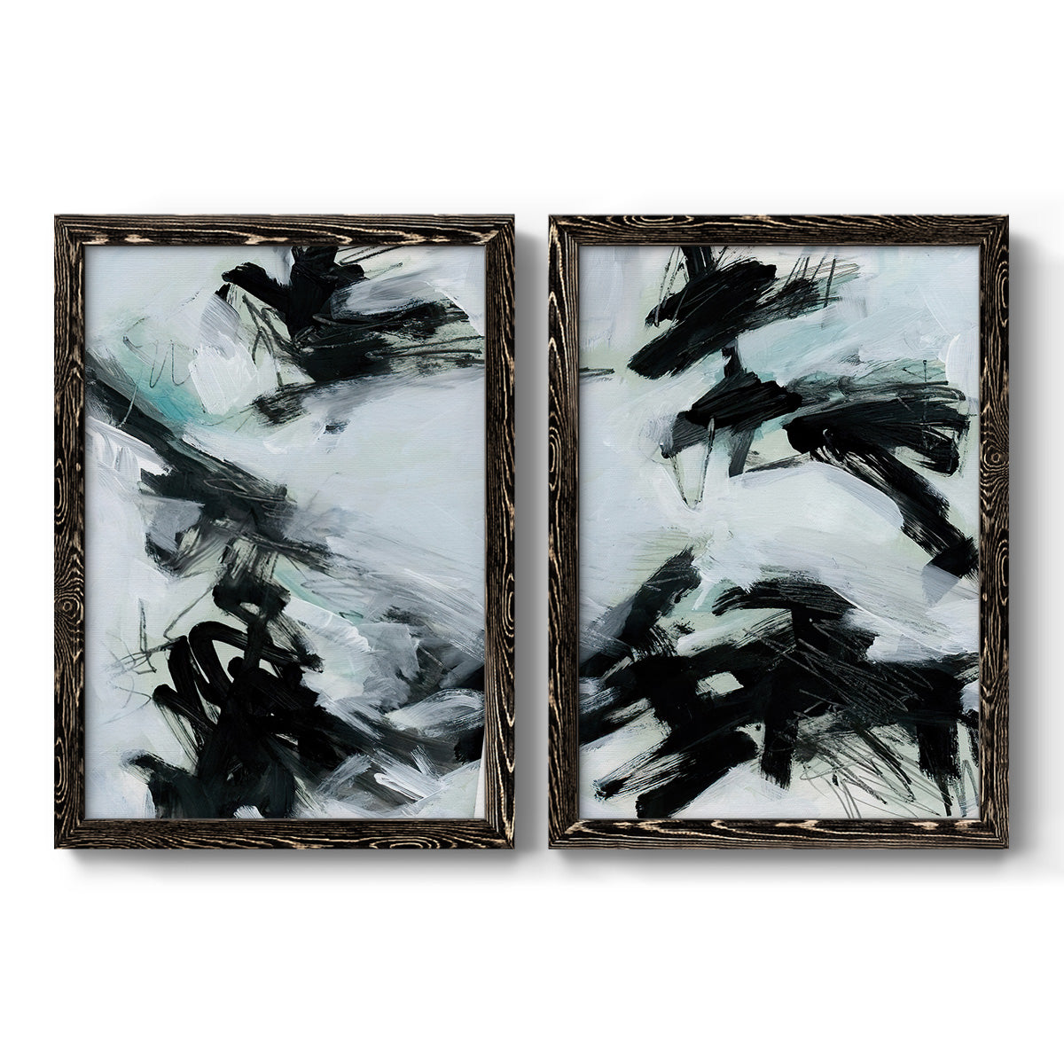 Ocean Current I - Premium Framed Canvas 2 Piece Set - Ready to Hang