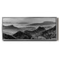 Mountains of the Great Wall - Floater Framed Canvas Print