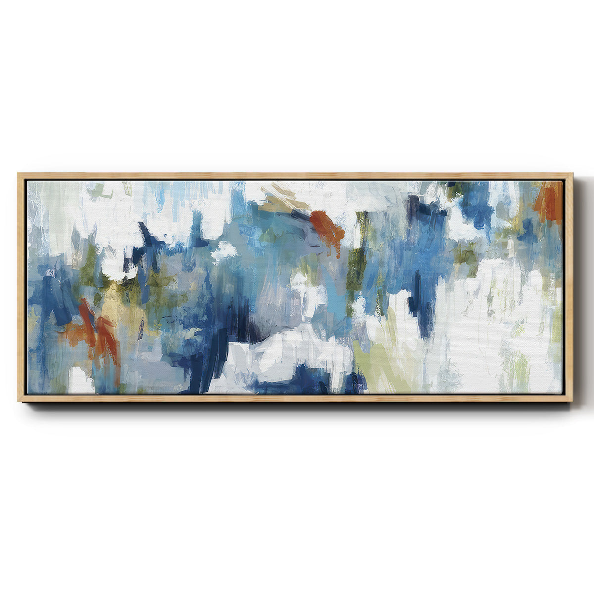 Color Falls - Floater Framed Canvas Print