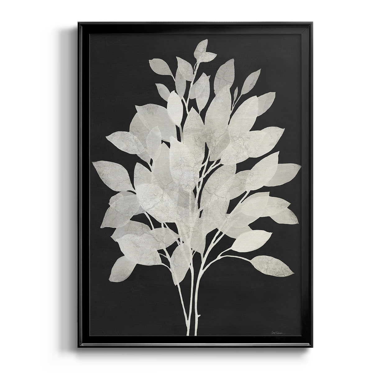 Misty Branches I - Modern Framed Canvas Print