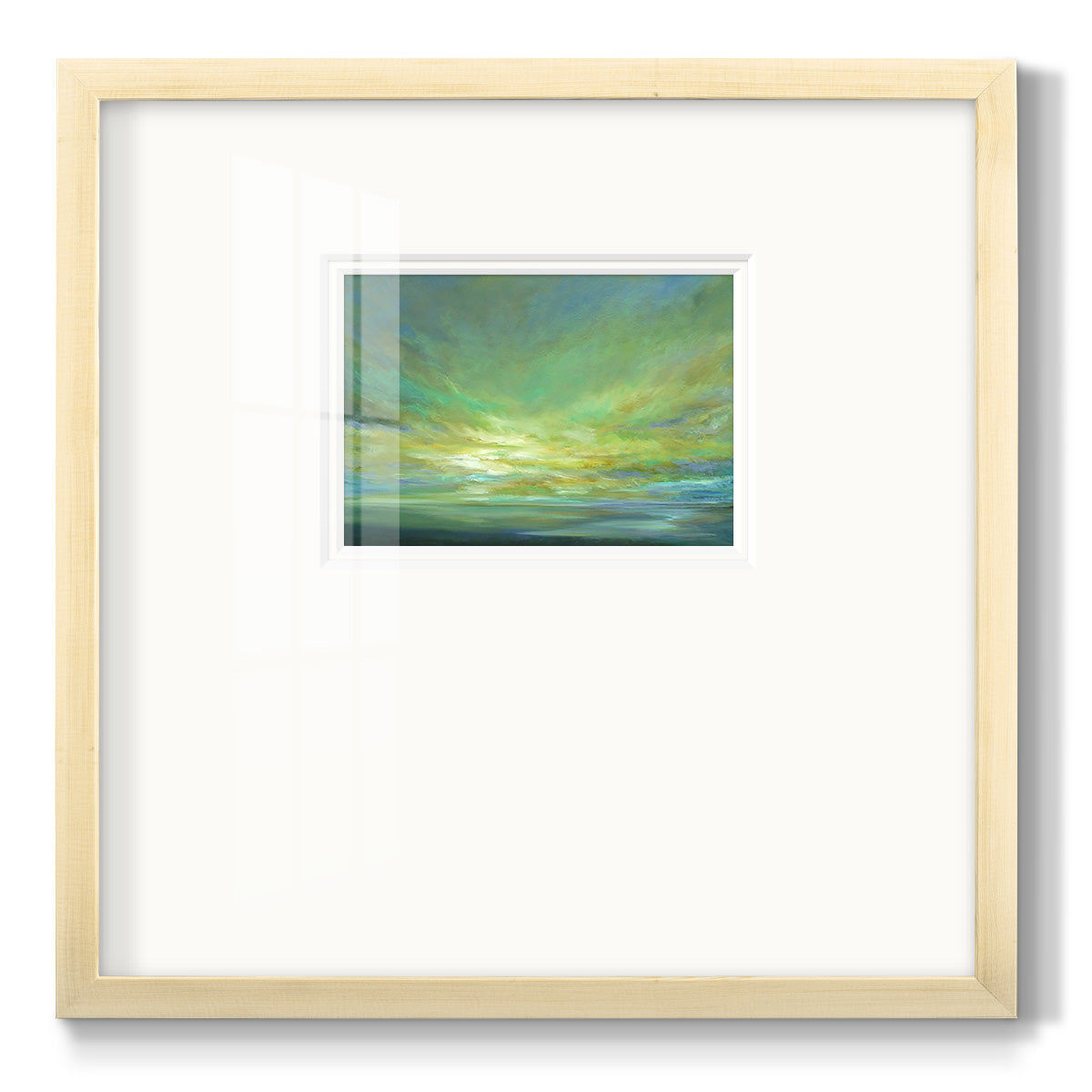 Coastal Views II Premium Framed Print Double Matboard