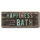 Happiness Bath - Floater Framed Canvas Print