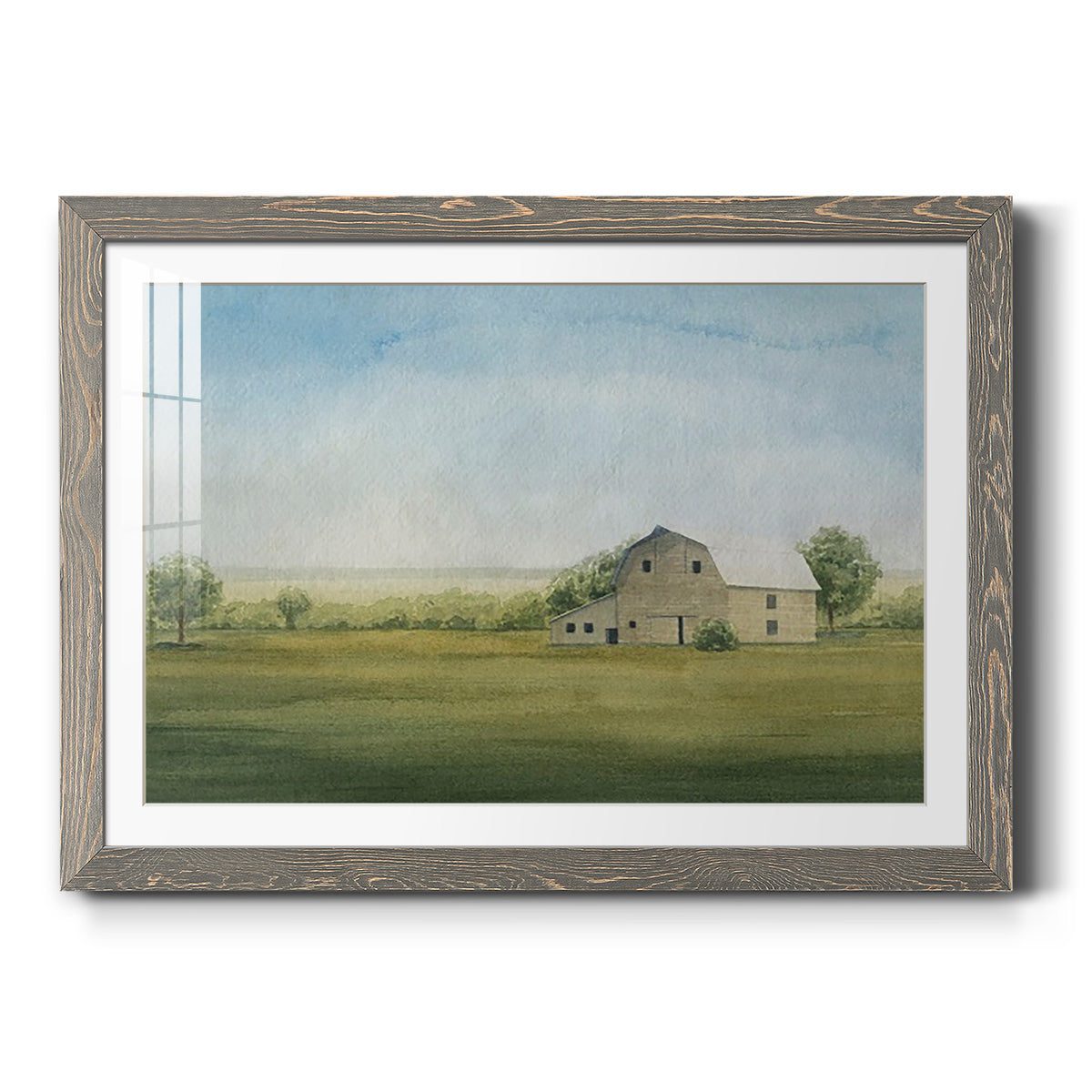 Grove Farm I - Barnwood Framed Art Print