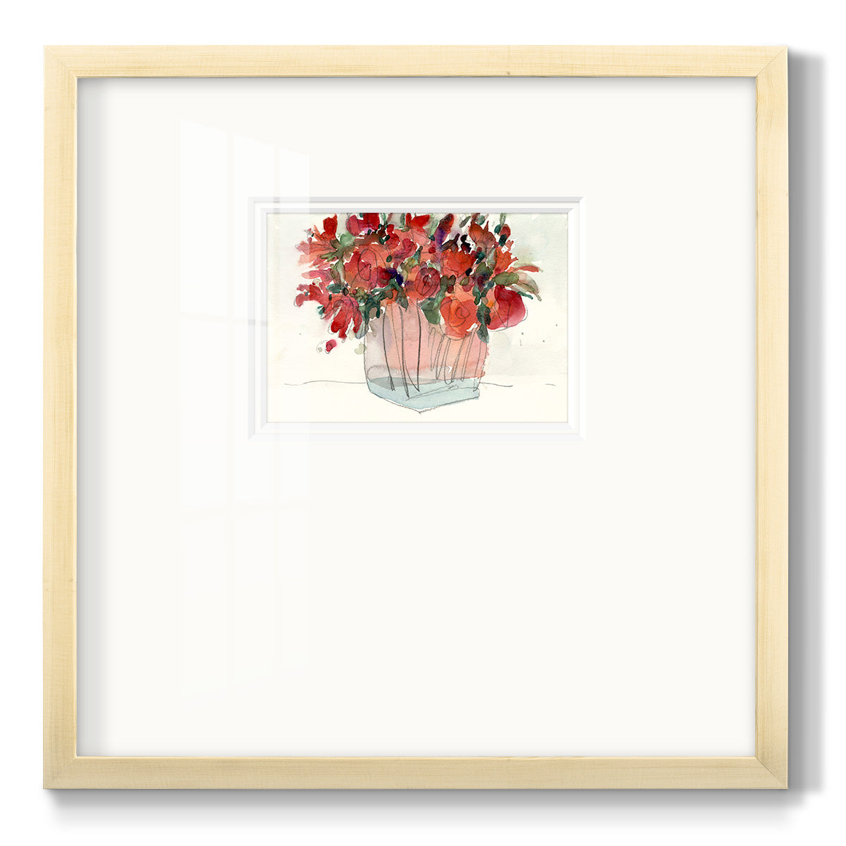 The Small Bunch II - Double Matboard Framed Print