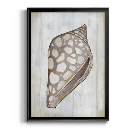 Ocean Cone I - Modern Framed Canvas Print