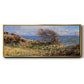 On the Cliff at Fecamp, 1881 - Floater Framed Canvas Print