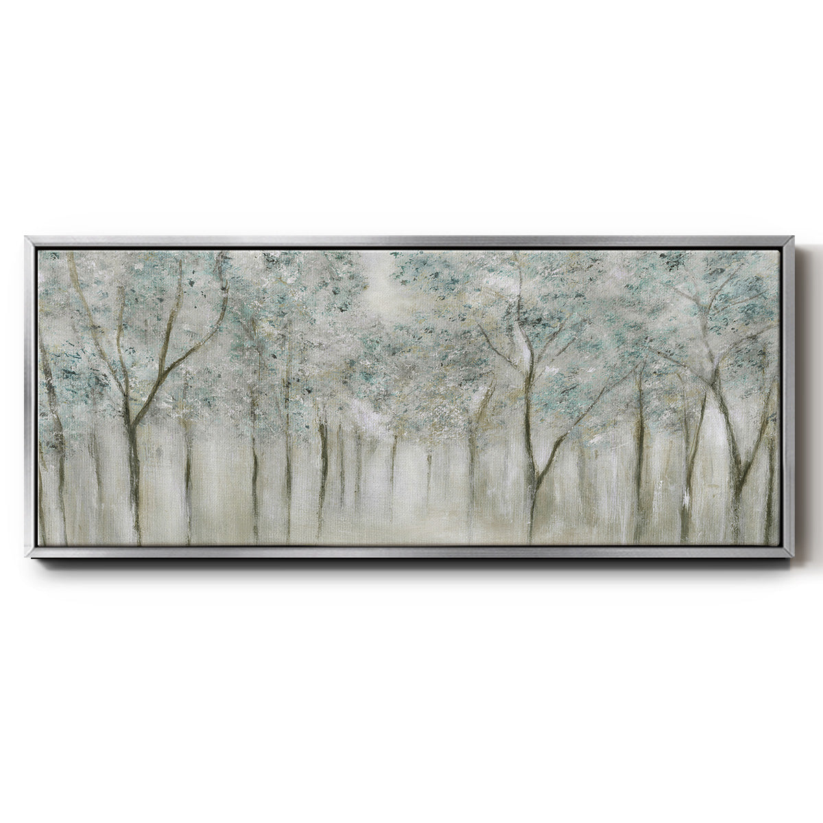 Neutral Spring - Floater Framed Canvas Print