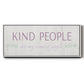 Kind People - Floater Framed Canvas Print