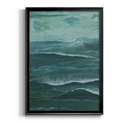 Sandbar Break II - Modern Framed Canvas Print