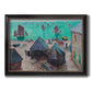 The Departure of the Boats Etretat - Ornate Framed Canvas Print