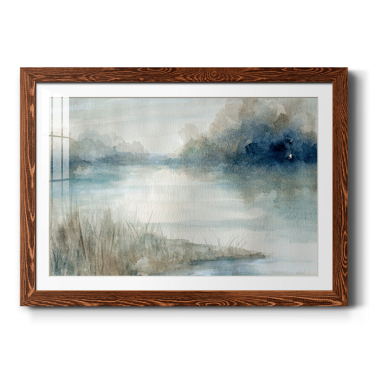 Still Evening Waters - Barnwood Framed Art Print