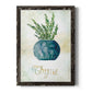 Potted Thyme - Premium Canvas Framed in Barnwood - Ready to Hang